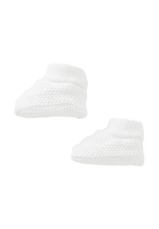 RIKIKI Stickade tossor SWAN Skor Vit 0-4 mån