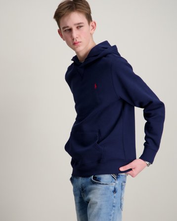 Polo Ralph Lauren Fleece Hoodie Niebieski Bluzy z kapturem Chłopiec - Kids Brand Store