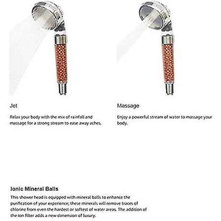 360° Kääntyvä Säädettävä 3-Tilallinen Suihkupää