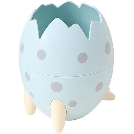 Trendy søt dinosaurieegg-pennholder for barn (blå), stud