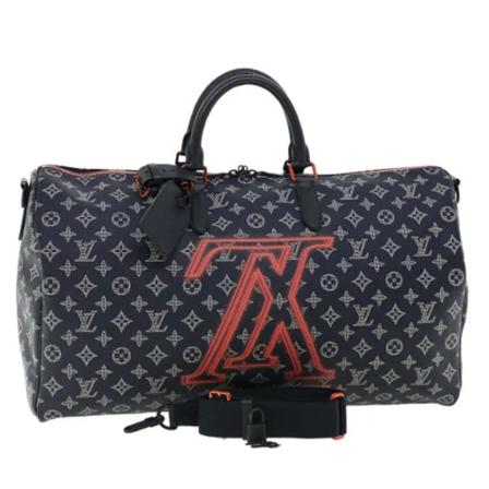 Louis Vuitton Vintage, Pre-owned Canvas travel-bags Blauw, Dames, Maat:ONE Size