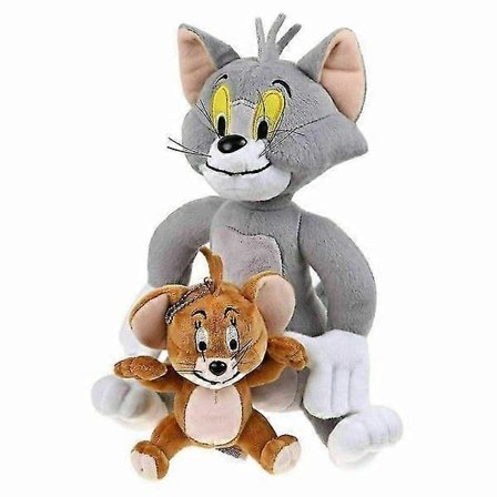 Tom och Jerry Plyschdocka - Tecknad Figur Leksak - Animation Tom och Jerry - Återupplev din barndom