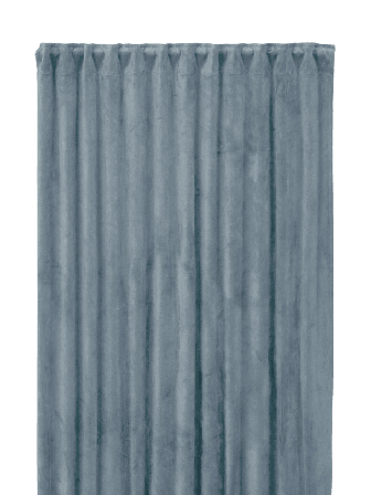 Svanefors Estelle Gardin 2p Gardiner Blå 135x280 cm