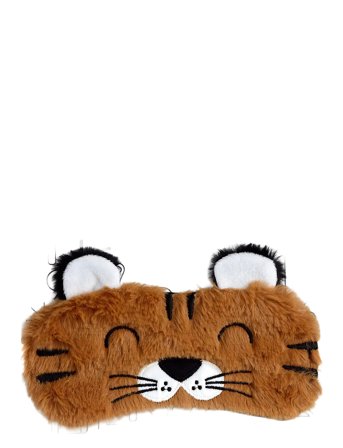 Puckator Plush Adoramals Leopard Eye Mask - Brown - ONE SIZE