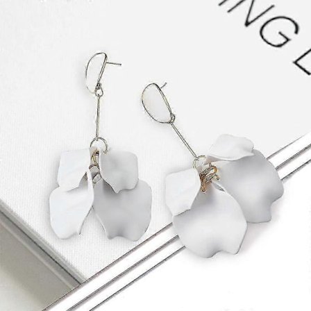Akryl Blomsterblad Øreringe Til Kvinder Trend Luksus Lange Hænge Øreringe Eventyr Romantisk