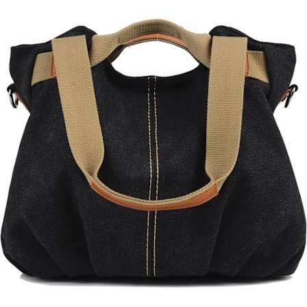 Dame Canvas Håndveske Skulderpose Crossbody Bag Håndveske Båret Veske