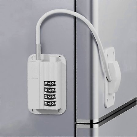 Jääkaapin pakastimen oven lukko salasanalla, lapsiturvallinen jääkaapin oven lukko jääkaapille, kaapeille ja laatikoille, oville