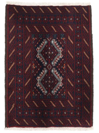 Médaillon Petit Baloutche Tapis 66X90 Laine