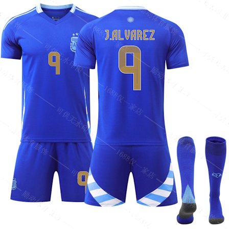 Sommer Hot Jud- 2425 Copa America Argentina fotballdrakt 9 J.ALVAREZ 9 J.ALVAREZ M 9 J.ALVAREZ