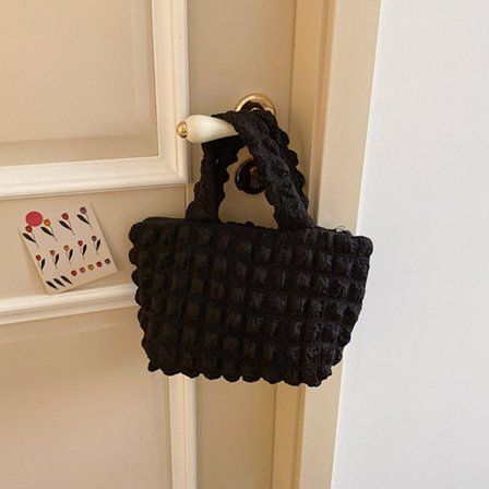 Tygväska Handväska SVART