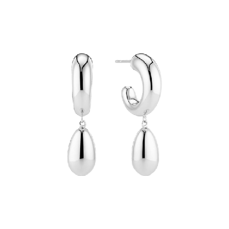 Sif Jakobs Jewellery Goccia Pendolo Pianura Earrings Örhängen Dam Silver ONESIZE