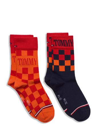 Th Kids Sock 2P Racercheck Socks & Tights Socks Multi/mönstrad Tommy Hilfiger