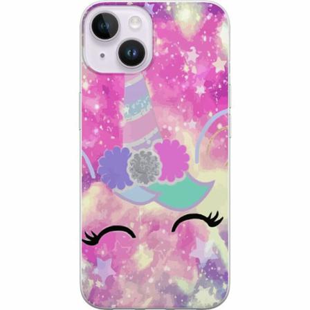 Apple Iphone 14 Plus Mjukt Skal - Unicorn Enhörning