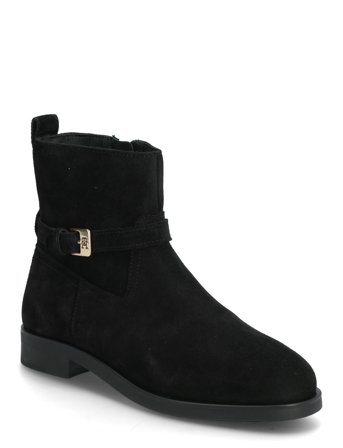 Tommy Hilfiger | Th Buckle Riding Suede Bootie | 38