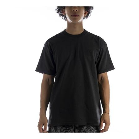 Carhartt Wip, T-Shirts Zwart, Heren, Maat:L