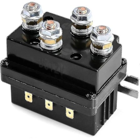 Solenoidrelä, 12V 500A Vinschrelä Solenoid Ersättningskontaktor