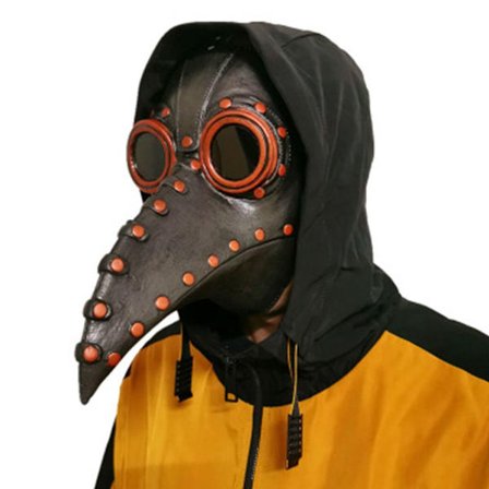 Plague Doctor Mask, Halloween Scary Mask Plague Mask Doctor Style 1 KLB