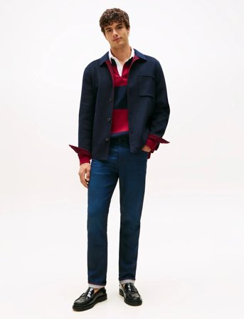 Tommy Hilfiger Straight Denton Str Yale Dblue - Blue - 31 x 32