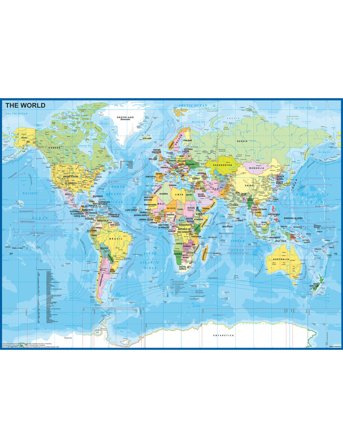 Ravensburger Map Of The World 200P - Multi/patterned - ONE SIZE