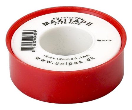 Unipak Maxitape Gjengeteip 12 m x 12 mm x 0,1 mm, Maskintilbehør & forbruk