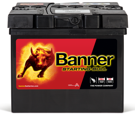 Banner Starting Bull 53034 Startbatteri 12V, 30 Ah, trädgård Polställning 1, Elfördelning & strömförsörjning