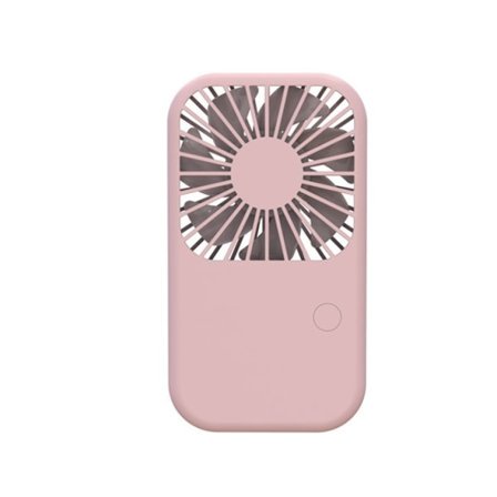 Kädessä pidettävä kannettava taskutuuletin Mini pöytätuuletin USB-latauslahja (GS08-Pinkki)