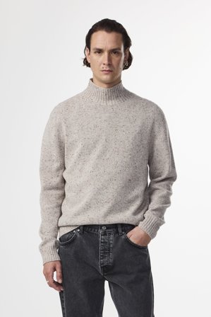 NN.07 Aksel 6697 Pullover Herren Weiß Wolle