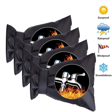 Stykker af vinter frostsikring hane beskyttelse dække udendørs vandhane varmeapparat frostsikring dække vandhane frostsikring dække 18*25cm