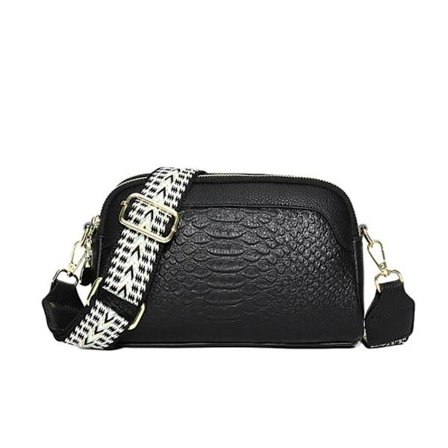 Axelväska Messenger Bag SVART