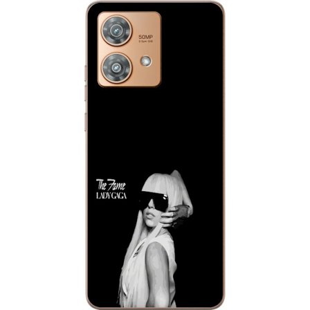 Kompatibelt Mobildeksel til Motorola Edge 40 Neo Stranger Things plakat med syklende silhuetter og rød lynstorm i dramatisk retrodesign