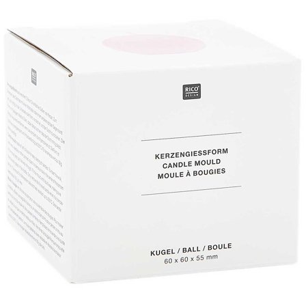 Rico Design Silikonform för ljusgjutning Klot