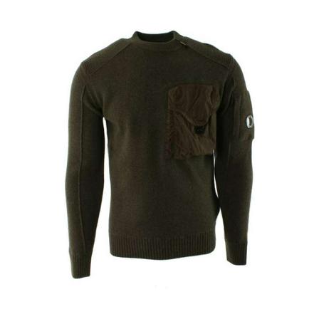 C.p. Company Jersey grön, Herr Tröjor, Herr, Storlek: M