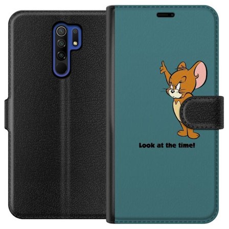 Kompatibelt Lommeboketui til Xiaomi Xiaomi Redmi 9 Kikk på tida!