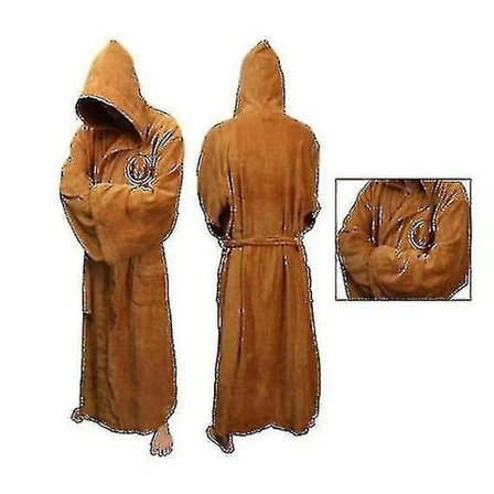 Star War Badrock Jedi Sith Huva Morgonrock Kappa Mjuk fleece Morgonrock Julklapp