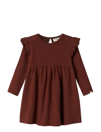 Nmfthora Hee Ls Dress Lil Brown Lil'Atelier