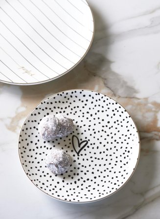 Riviera Maison Dots&Stripes Frokosttallerken Ø20cm