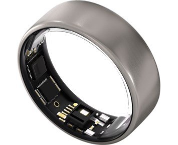 Ultrahuman Ring Air - Raw Titanium - Size 09 - Fyndvara - Övervaka din hälsa med en smart ring. Storlek: 9.