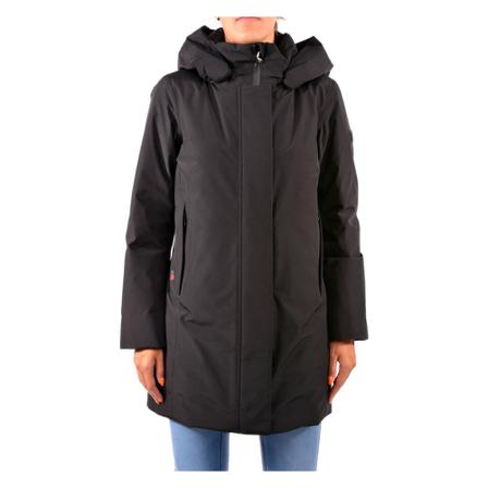 Woolrich, Czarny Coat Czarny, Kobieta, Rozmiar: L