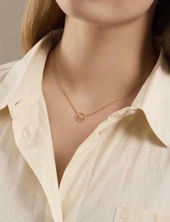 Pernille Corydon Small Daylight Necklace - Silver - ONE SIZE 40 - 46 cm