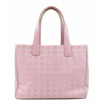 Chanel Vintage Tote Tass , Roze , Dames , Maat: ONE Size Vintage Tassen