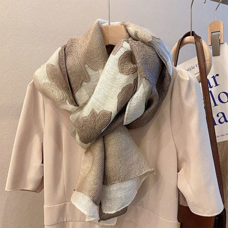 Silk Scarf Beach Shawl 6 6