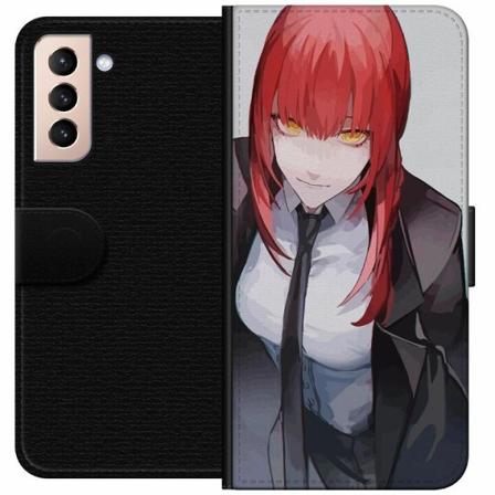 Samsung Galaxy S21+ 5g Plånboksfodral Makima Chainsaw Man
