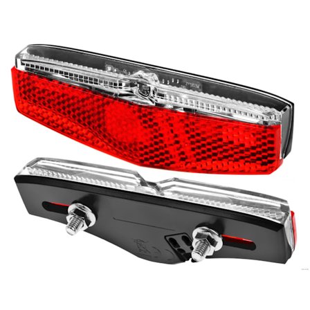 Cyklens Dynamo-Drevne Baglygte med Bagagebærer Monteringssystem