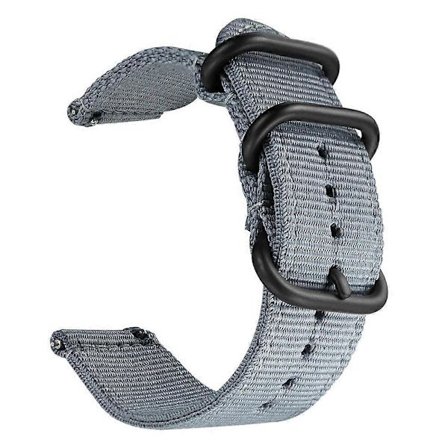 Nyloninen kellon ranneke Suunto 9/Suunto 9 Baro -kelloon, kolme tukevaa solkea, kellon rannekkeen vaihto 24mm