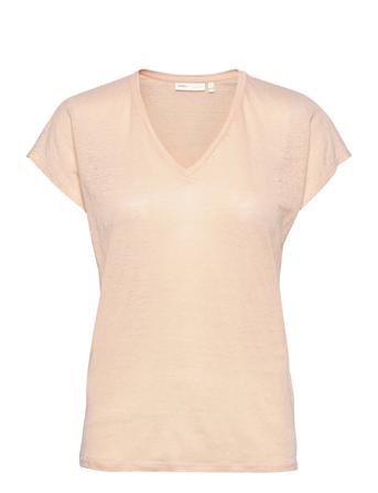 Faylinn O T-Shirt T-shirt Top Creme InWear