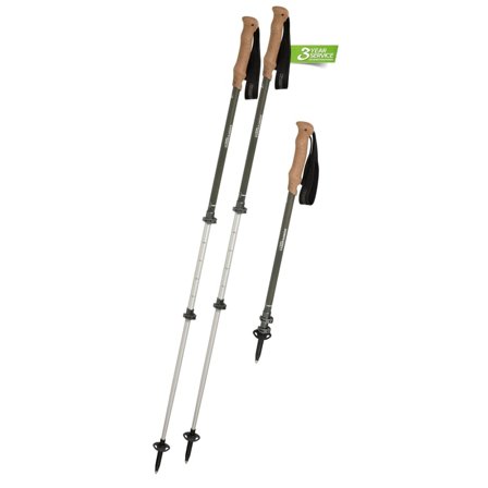 Komperdell Ridgehiker Cork Powerlock Hiking poles Grey OneSize