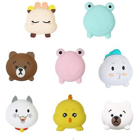 10 st dörrstoppar väggskydd, tecknad djur väggskydd dörrstopp för