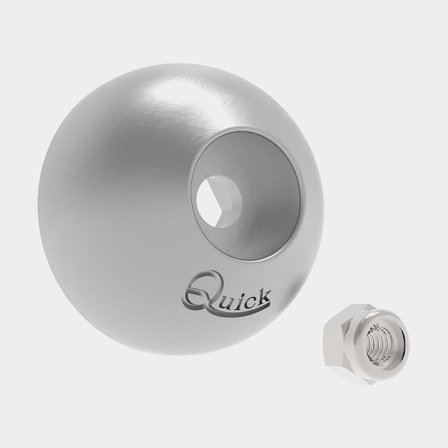 Zinkaod Quick, passar bogpropeller med Ø110 - 125 mm tunnel