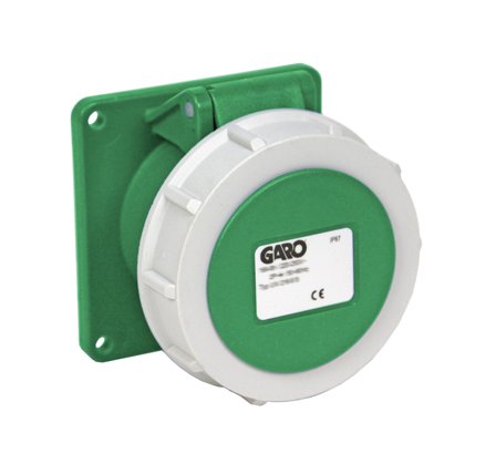Garo UIV 316-2 S Paneluttak IP67, 4-polet, 16 A Grønn, 2 h, Stikkontakter & kabler