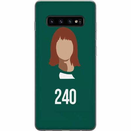 Samsung Galaxy S10 Genomskinligt Skal Squid Game